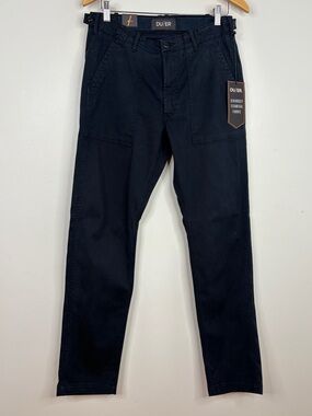 New DU/ER Live Free Field Pants Mens 32 x 32 Midnight Blue Black T2X Relaxed Fit